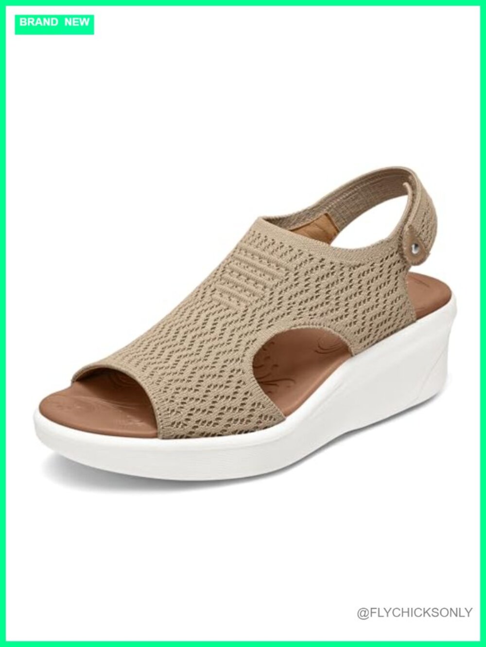 Women's Lightweight Walking Sandals Wedge Comfortable Beach Shoes